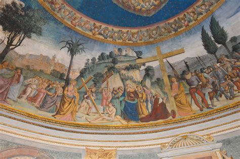 affresco di Antoniazzo Romano sulla scoperta della Croce