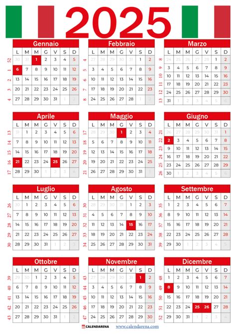 calendario con evidenziate le date degli onomastici di Marisa