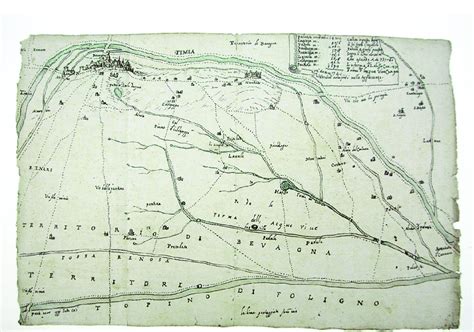 Mappa storica della valle di Arni con l'indicazione delle antiche vie di transito e delle aree di alpeggio.