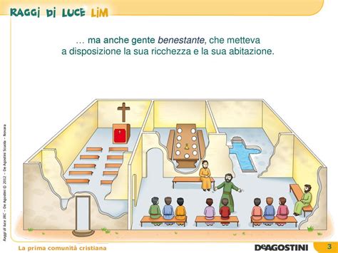 illustrazione di una comunità cristiana unita che si aiuta reciprocamente