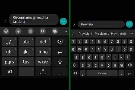 Schermate dell'applicazione con navigazione a schede su emulatore Android