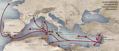 Mappa storica delle rotte commerciali nel Mediterraneo che mostri Lampedusa come crocevia
