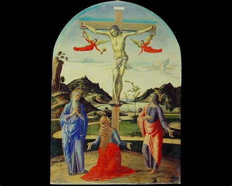 Crocifissione di Cristo con la Madonna e santi di Andrea di Bartolo