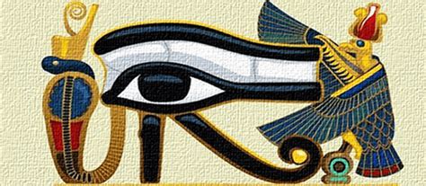 Schema con l'Occhio di Horus, l'Occhio Greco (Matiasma) e l'occhio sulla Mano di Fatima
