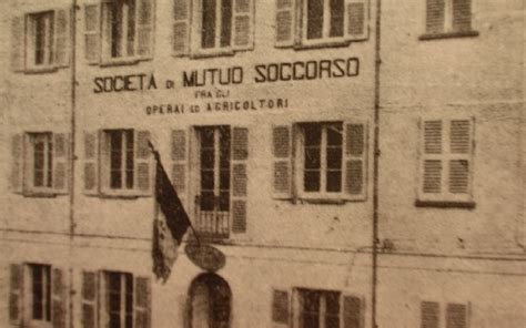 Schema organizzativo di una società di mutuo soccorso tipica dell'Ottocento.