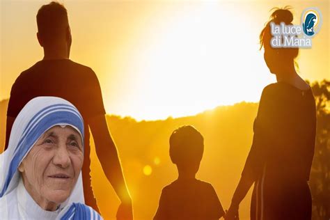 Infografica: i principi fondamentali della famiglia secondo Madre Teresa