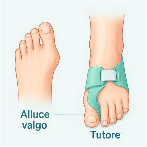 schema delle possibili complicanze post-operatorie di alluce valgo