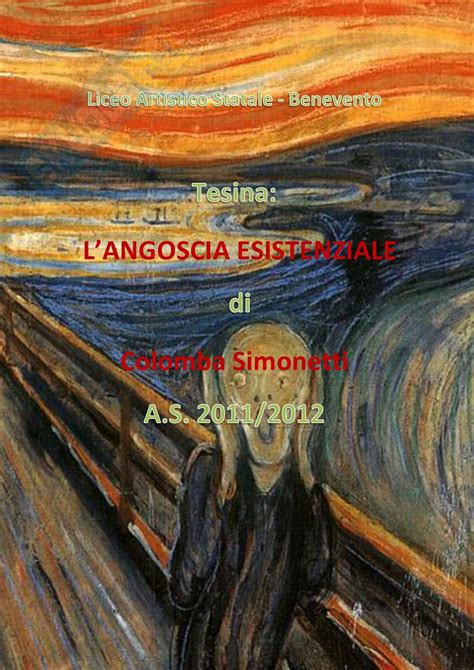 illustrazione astratta dell'angoscia esistenziale