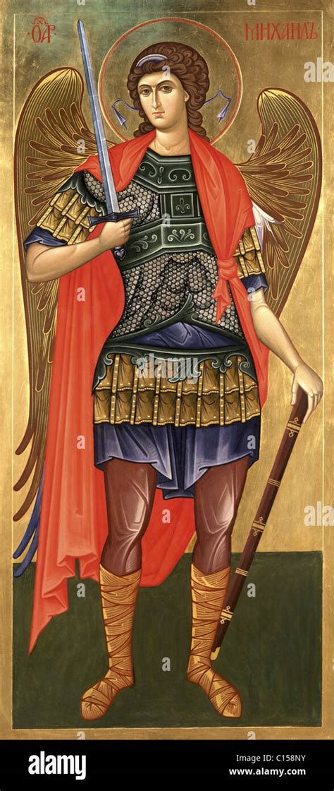 Immagine stilizzata dell'Arcangelo Michele