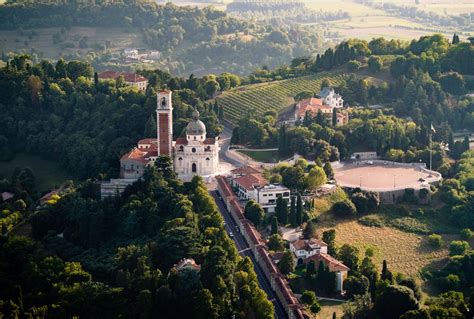 Santuario di Monte Berico vista panoramica su Vicenza