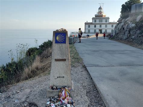 Conchiglia di San Giacomo e freccia gialla su un cartello del Cammino
