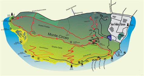 Mappa schematica dei sentieri che collegano Selvino, il Perello e le località limitrofe