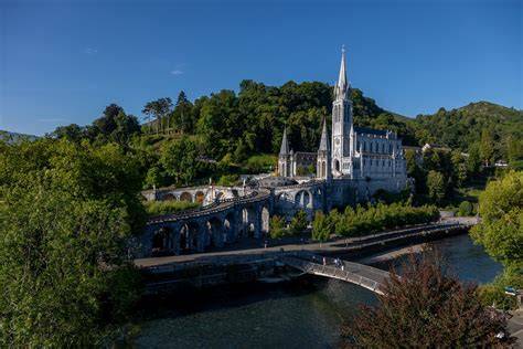 Schema architettonico delle tre basiliche di Lourdes