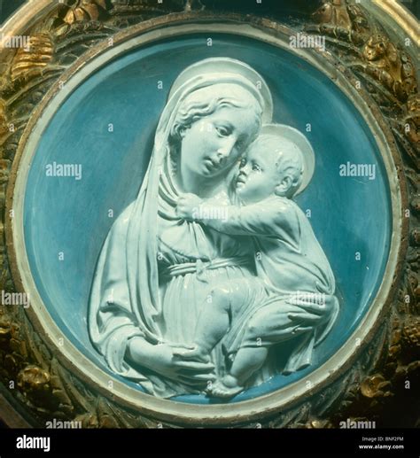 Immagine della Madonna di Boccadirio opera di Andrea della Robbia