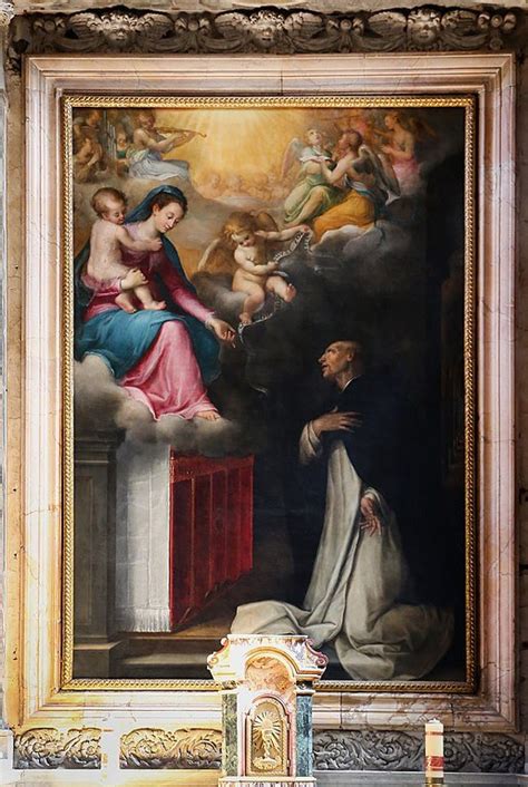 Lavinia Fontana, La Vergine appare a San Giacinto, 1600. Dipinto religioso per illustrare le commissioni pubbliche