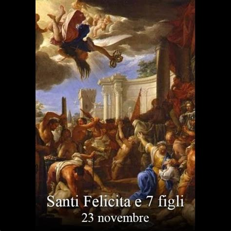 Illustrazione del martirio di Santa Felicita e i suoi sette figli