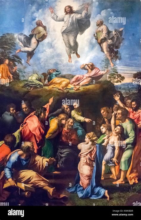 Raffaello Sanzio, La Trasfigurazione, 1518-1520, tempera grassa su tavola, 410x279 cm, Pinacoteca Vaticana