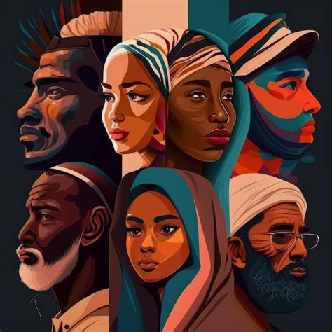 Illustrazione di persone di diverse culture che si accolgono