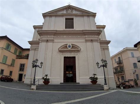 Facciata della Chiesa di San Tommaso da Villanova a Castel Gandolfo