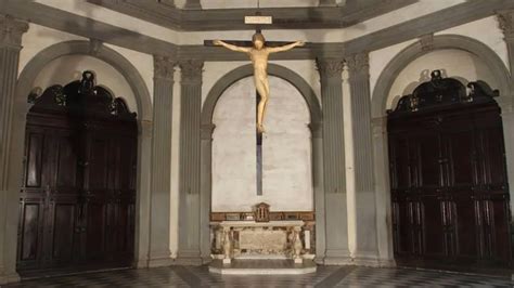 Crocifisso ligneo di Michelangelo nella Basilica di Santo Spirito