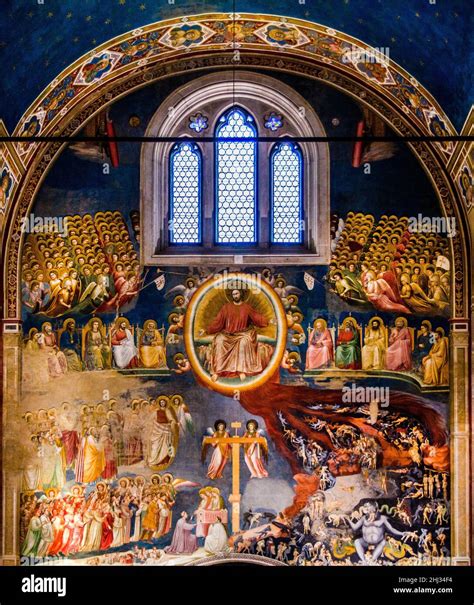 Affresco del Giudizio Universale di Giotto nella Cappella Scrovegni