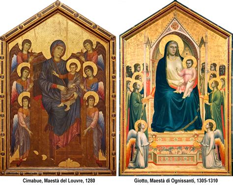 Confronto tra i Cristi Giudici di Giotto e Michelangelo