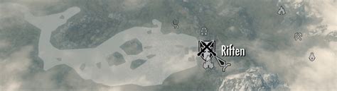 Mappa di Riften con indicazione del Tempio di Mara