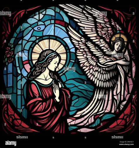 Illustrazione dell'Annunciazione dell'Angelo a Maria