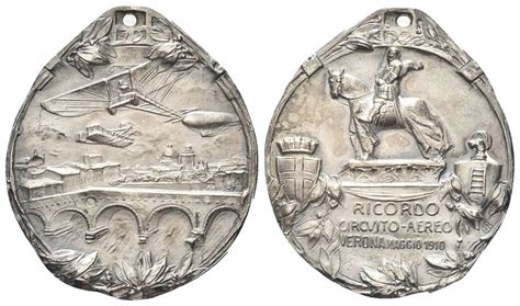Medaglia commemorativa del circuito aereo di Verona