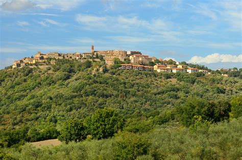 Mappa della località di Civitella Paganico con l'indicazione dell'Abbazia di San Lorenzo al Lanzo