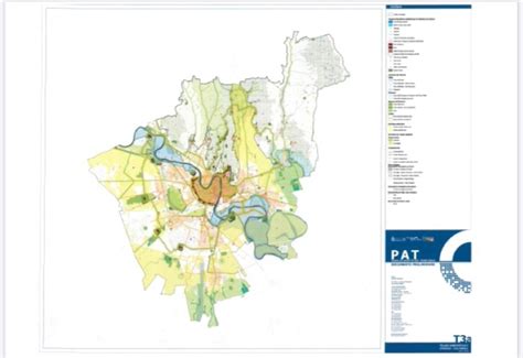 Mappa del territorio comunale di Colletorto e del suo borgo storico