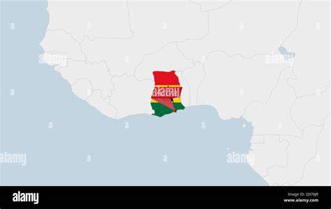 Mappa dell'Italia con Modena evidenziata e bandiera del Ghana
