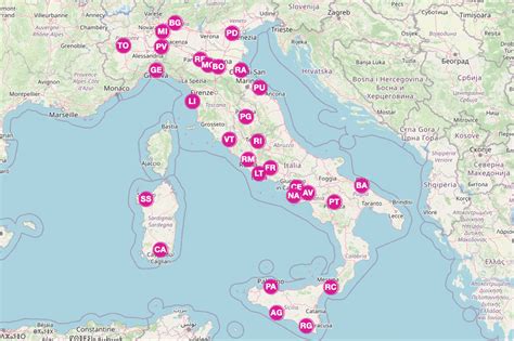 Mappa interattiva con l'ubicazione dei centri di culto evangelici a Gela
