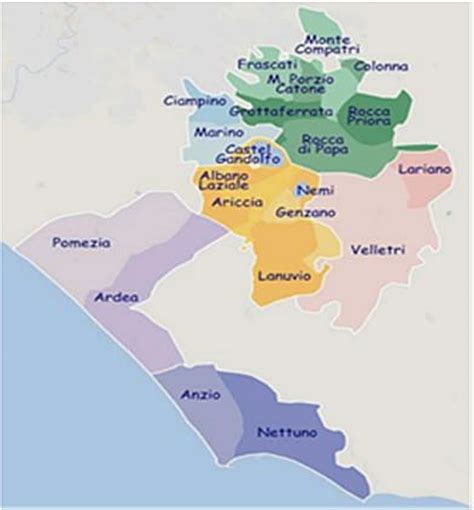 Mappa del territorio di competenza del Vicariato di Salsomaggiore Terme con indicazione delle parrocchie rurali
