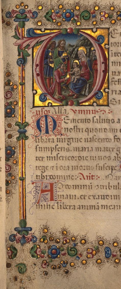 Illustrazione di un manoscritto medievale con miniature