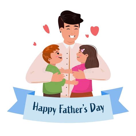 Rappresentazione di un padre che accoglie i suoi figli