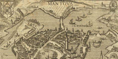 Mappa storica della provincia di Mantova o illustrazione di un risveglio religioso del XVI secolo