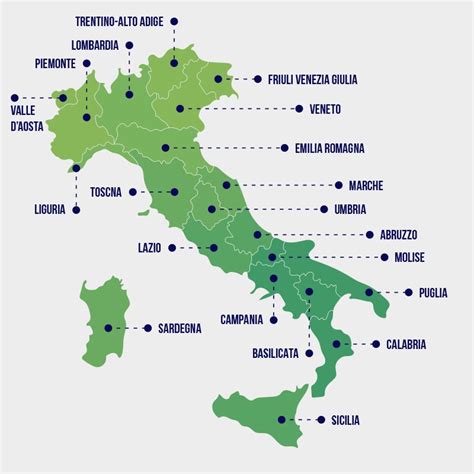 Mappa delle principali strutture di accoglienza religiosa in Italia