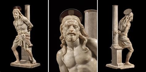 Dettaglio della loggia con Cristo alla colonna e Ponzio Pilato
