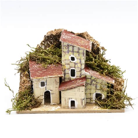 Pigne e muschio per la scenografia del presepe