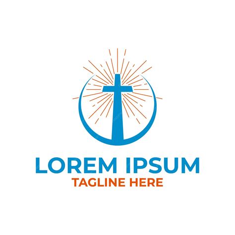 Icona stilizzata della croce con raggi di luce