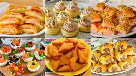 Un assortimento di stuzzichini salati e dolci mignon