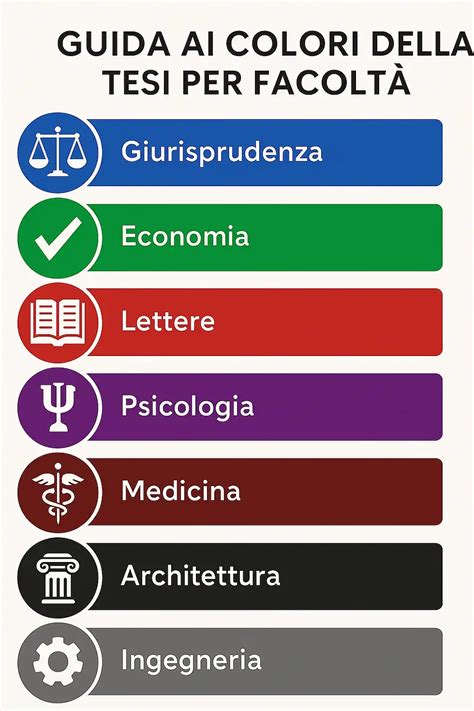 Infografica che mostra la distribuzione delle tesi per macro-aree: Medicina, Economia, Giurisprudenza, Architettura e Scienze Umanistiche.