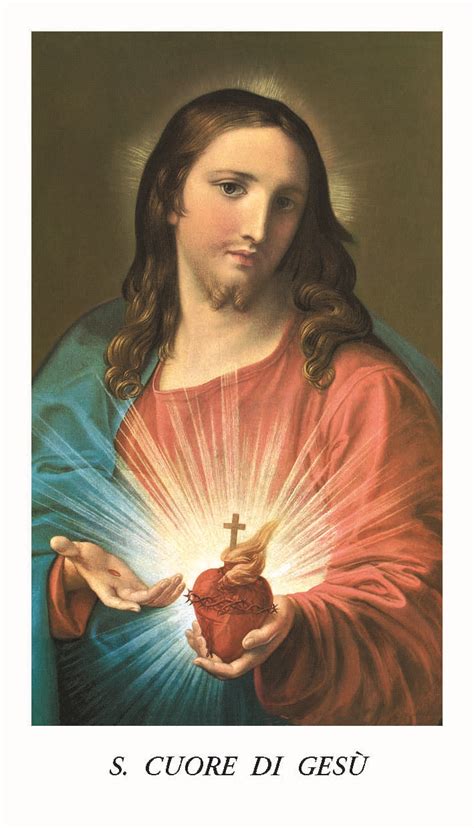 Immagine iconografica del Sacro Cuore di Gesù