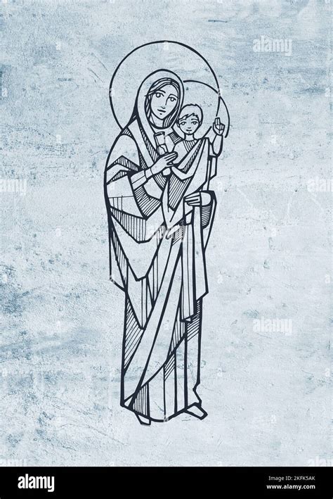 illustrazione degli apostoli in cammino