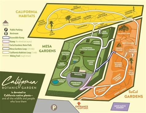 Veduta aerea del California Botanic Garden