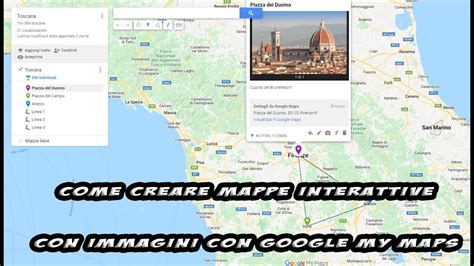 Mappa interattiva con punti di interesse e informazioni