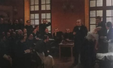 1958 Albert Schroeder tiene una lezione servendosi di un modello del tabernacolo