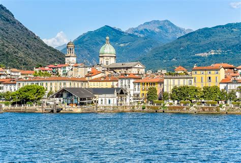 Foto storica del Lago Maggiore o del Verbano nel 1859 con flottiglia austriaca