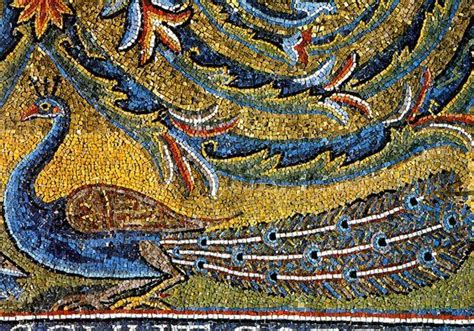 Mosaico paleocristiano con pavoni e chrismon nella Cattedrale di Fermo